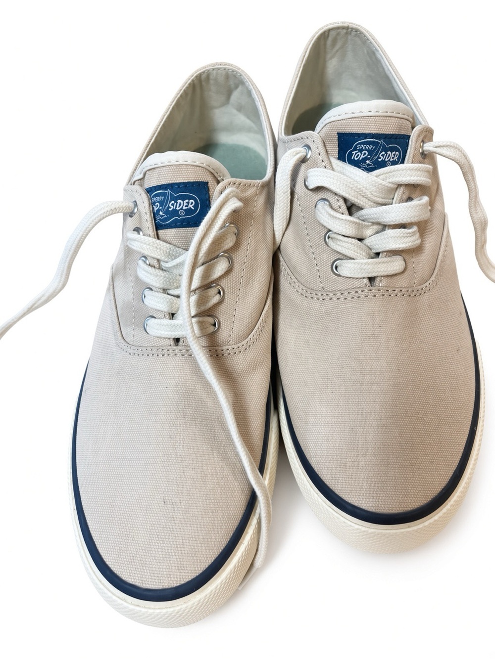 Sperry Top-Sider Classic CVO Beige Canvas Sneakers Men’s 10 NWOB